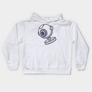 webcam camera Kids Hoodie